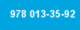 978 013-35-92 978 013-35-92